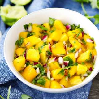 The BEST Mango Salsa