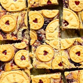 Jammie Dodger Blondies