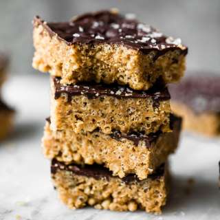 Healthy Peanut Butter Rice Krispie Treats