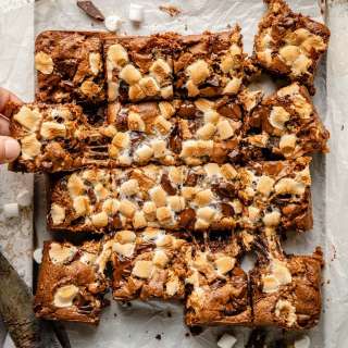 Ooey-Gooey Tahini S’mores Bars