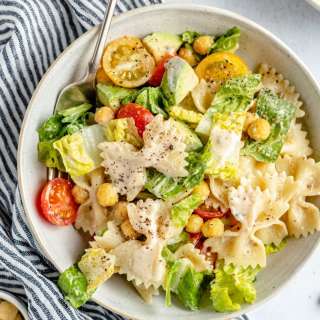 Vegan Caesar Pasta Salad