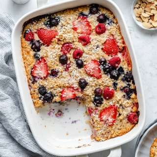 Triple Berries & Cream Baked Oatmeal