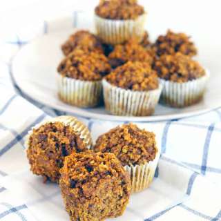 Gluten Free Pumpkin Oat and Nut Muffins