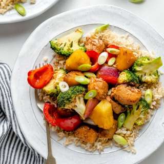 Sweet and Sour Pineapple Broccoli Chicken Stir Fry