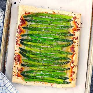 Puff Pastry Asparagus Tart