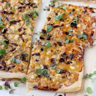Feta and Sun Dried Tomato Tart