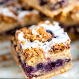 Sourdough Blueberry Crumb Cake