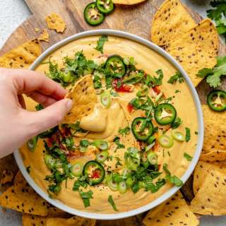 Vegan Jalapeno Butternut Squash Queso
