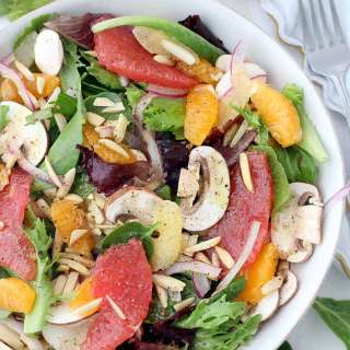 Winter Citrus Salad with Red Wine Vinaigrette