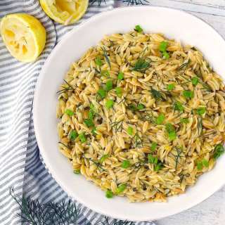 Orzo Pilaf with Lemon and Dill