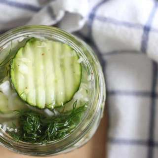 Refrigerator Sweet Dill Pickles