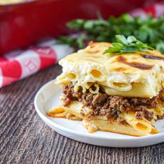 Macarona Bechamel (Egyptian Baked Pasta)