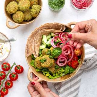 Healthy Baked Falafel | Slimming World Friendly