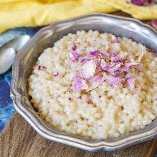 Maftoul bil Sukar (Palestinian Couscous with Sugar and Butter)