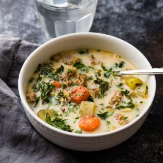 Creamy Sausage Potato Kale Soup