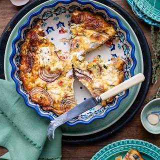 Vegetarian Crustless Quiche
