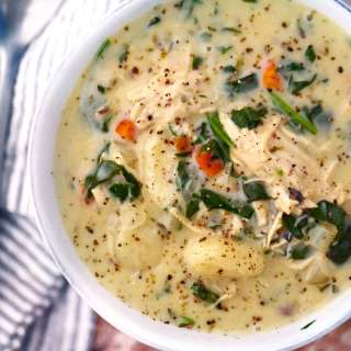 Creamy Italian Chicken Gnocchi Soup