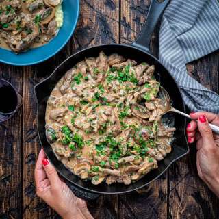 Healthy Beef Stroganoff