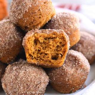 Mini Pumpkin Donut Muffins