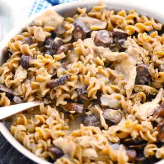 Healthy 20-Minute Chicken and Mushroom Stroganoff