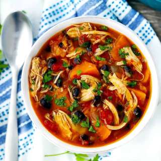 Chicken Stew with Sweet Potatoes and Black Beans
