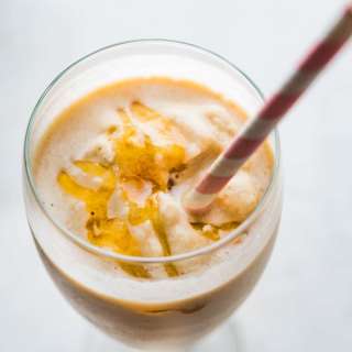 Milk Peanut Butter Shake with Banana
