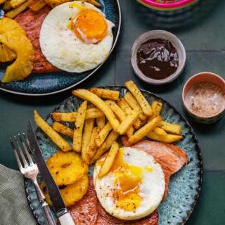 Air Fryer Ham Steak (Gammon Steak)