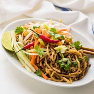 Sweet and Spicy Beef Noodles