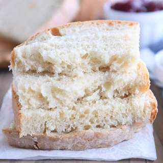 Easy No-Knead Sourdough Peasant Bread