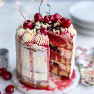 White Forest Cake