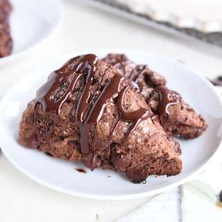 Triple Chocolate Scones