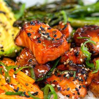 Air Fryer Salmon Bites