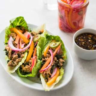 Asian Turkey Lettuce Wraps