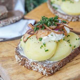 Kartoffelmad (Danish Potato Open-Faced Sandwich)