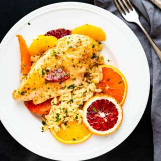 Dijon Chicken with Fresh Citrus