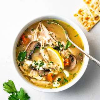 Lemon Quinoa Chicken Soup