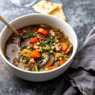 Barley and Mushroom Soup