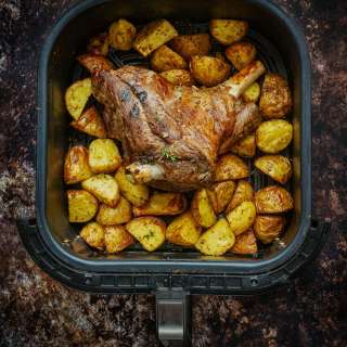 Air Fryer Half Leg of Lamb