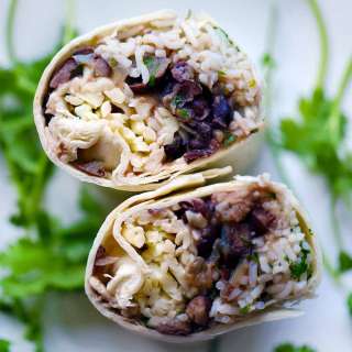 Freezer Burritos with Beans, Rice, and Cheese