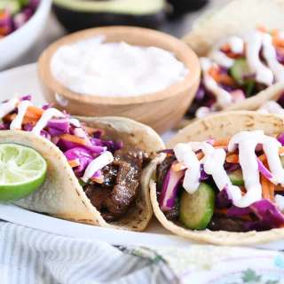 Crazy Good Korean Beef Tacos