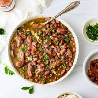 Louisiana Red Beans with Smoked Sausage