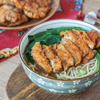 Fried Chicken Soup Noodles