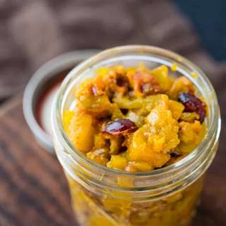 Curried Apple Walnut Chutney