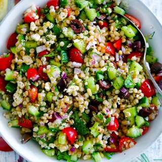Mediterranean Israeli (Pearl) Couscous Salad