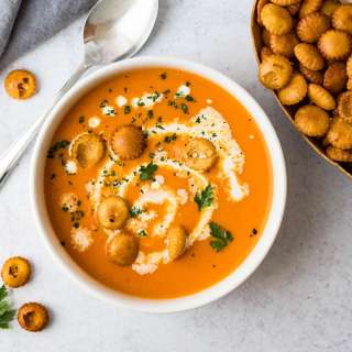 Roasted Red Pepper Tomato Soup