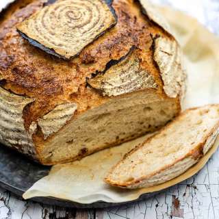 Overnight Sourdough Bread