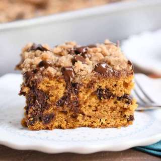 Pumpkin Chocolate Chip Streusel Cake
