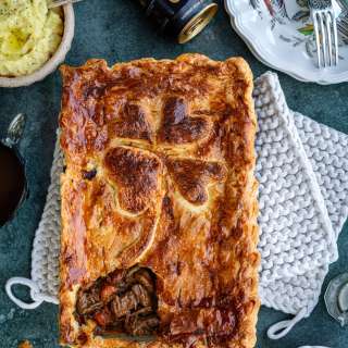 Steak and Guinness Pie