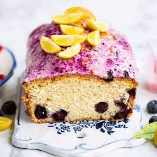 Lemon and Blueberry Loaf Cake