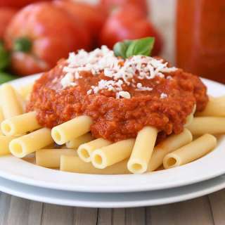 Homemade Canned Spaghetti Marinara Sauce